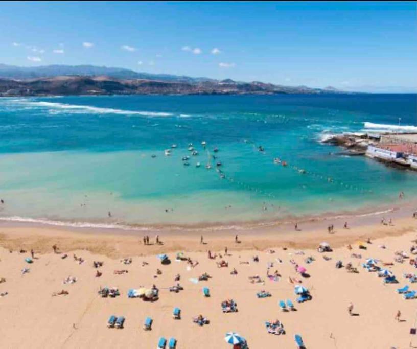 2 Bedrooms Flat 50 Mts Away From Las Canteras Beach ลาสปัลมาส เด กรานคานาเรีย ภายนอก รูปภาพ